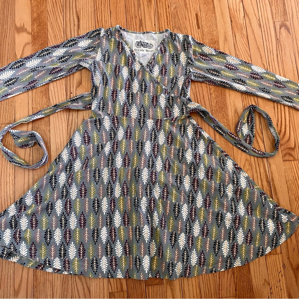 Effie’s Heart Leaf Pattern Dress M - Picture 7 of 8
